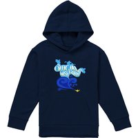 Disney Aladdin Official Wish Granter, The Genie Youth Kids Pull-Over Hoodie, Navy | Size: 7-8 Years