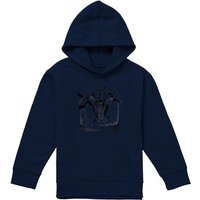Marvel X-Men Wolverine Jump Youth Kids Pull-Over Hoodie, Navy | Size: 9-11 Years