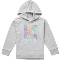 Marvel Classic Super Heroes Youth Kids Pull-Over Hoodie, Athletic Heather in Grey | Size: 12-13 Years