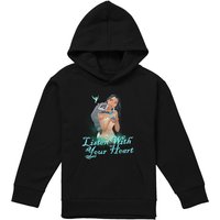 Disney Pocahontas Listen With Your Heart Youth Kids Pull-Over Hoodie, Black | Size: 9-11 Years