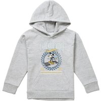 Disney Mickey Mouse Colorado Ski Youth Kids Pull-Over Hoodie, Athletic Heather in Grey | Size: 5-6 Years