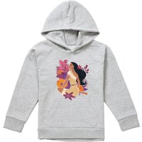 Pocahontas Flowers Pull Over Hoodie Athletic Heather