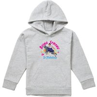 Disney Encanto Being Strong Is Fabulous With Luisa Youth Kids Pull-Over Hoodie, Athletic Heather in Grey | Size: 5-6 Years