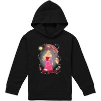 Disney Sleeping Beauty Birthday Princess With Aurora Youth Kids Pull-Over Hoodie, Black | Size: 12-13 Years