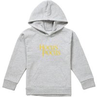 Disney Hocus Pocus Logo Youth Kids Pull-Over Hoodie, Athletic Heather in Grey | Size: 5-6 Years