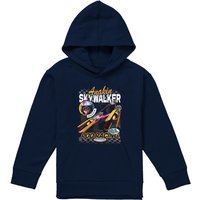 Star Wars Anakin Skywalker Tatooine Pod Racing Youth Kids Pull-Over Hoodie, Navy | Size: 5-6 Years