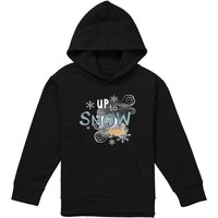 Disney Frozen Olaf Is Up To Snow Good Youth Kids Pull-Over Hoodie, Black | Size: 7-8 Years