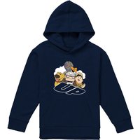 Disney Group Balloons Youth Kids Pull-Over Hoodie, Navy | Size: 5-6 Years
