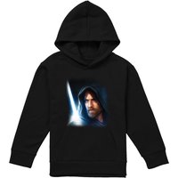 Disney Obiwan Kenobi Poster Kenobi Youth Kids Pull-Over Hoodie, Black | Size: 12-13 Years