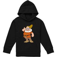 Snow White And The Seven Dwarfs, Doc, The Leader Youth Kids Pull-Over Hoodie, Black | Size: 9-11 Years