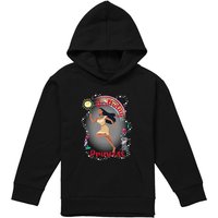 Disney Pocahontas Birthday Princess With Meeko Youth Kids Pull-Over Hoodie, Black | Size: 12-13 Years
