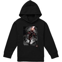 Marvel X-Men Cyclops Blast Youth Kids Pull-Over Hoodie, Black | Size: 7-8 Years