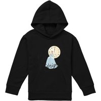 Disney Cinderella New Year'S Eve, Here Till Midnight Youth Kids Pull-Over Hoodie, Black | Size: 12-13 Years