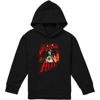 Stranger Things Eddie Munson Raising Hell Youth Kids Pull-Over Hoodie, Black | Size: 5-6 Years