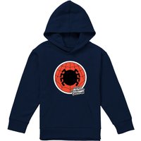 Marvel Friendly Neighborhood Spiderman Badge Youth Kids Pull-Over Hoodie, Navy | Size: 7-8 Years
