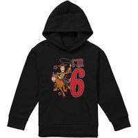 Disney Toy Story Birthday Woody I'M 6 Youth Kids Pull-Over Hoodie, Black | Size: 9-11 Years