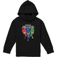 Hasbro PJ Masks Heroes Trio Youth Kids Pull-Over Hoodie, Black | Size: 12-13 Years
