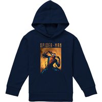 Marvel Spiderman Creeping Venom Youth Kids Pull-Over Hoodie, Navy | Size: 7-8 Years