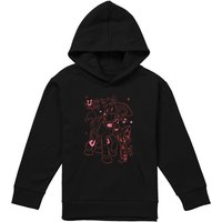 Disney Jessie & Bullseye Outline Youth Kids Pull-Over Hoodie, Black | Size: 5-6 Years