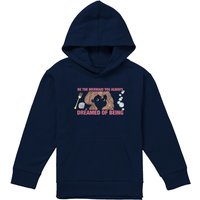 Disney Little Mermaid Dreaming Youth Kids Pull-Over Hoodie, Navy | Size: 9-11 Years
