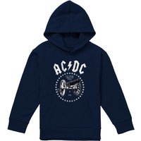 AC/DC ACDC About To Rock Cannon Youth Kids Pull-Over Hoodie, Navy | Size: 12-13 Years