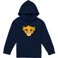 Disney Lion King Simba Youth Kids Pull-Over Hoodie, Navy | Size: 9-11 Years