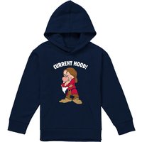 Snow White And The Seven Dwarfs, Current Mood, Grumpy Youth Kids Pull-Over Hoodie, Navy | Size: 12-13 Years