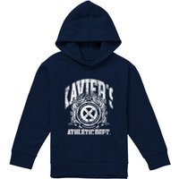 X Professor Xaviers Athletic Dept Pull Over Hoodie Navy