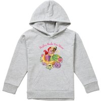 Disney Princess Besties Shine With Ariel, Rapunzel, Tiana Youth Kids Pull-Over Hoodie, Athletic Heather in Grey | Size: 5-6 Years