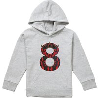 Disney Star Wars Darth Maul 8 Youth Kids Pull-Over Hoodie, Athletic Heather in Grey | Size: 7-8 Years
