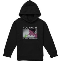 Disney The Princess & The Frog Tiana A Risk Worth Taking Youth Kids Pull-Over Hoodie, Black | Size: 7-8 Years