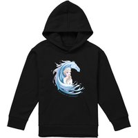 Disney Frozen Believe In Yourself Elsa & Nokk, The Water Spirit Youth Kids Pull-Over Hoodie, Black | Size: 5-6 Years