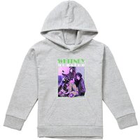 Whitney Houston Motorcycle Queen Youth Kids Pull-Over Hoodie, Athletic Heather in Grey | Size: 12-13 Years