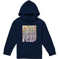 Pink Floyd Water Color Band Youth Kids Pull-Over Hoodie, Navy | Size: 5-6 Years