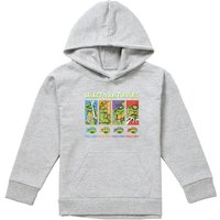 Nickelodeon TMNT Gamer Turtles Youth Kids Pull-Over Hoodie, Athletic Heather in Grey | Size: 7-8 Years