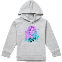 Whitney Houston Whitney Color Blend Youth Kids Pull-Over Hoodie, Athletic Heather in Grey | Size: 7-8 Years