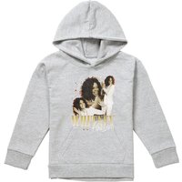 Whitney Houston White Suit Youth Kids Pull-Over Hoodie, Athletic Heather in Grey | Size: 9-11 Years
