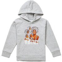 Whitney Houston Sing It Whitney Collage Youth Kids Pull-Over Hoodie, Athletic Heather in Grey | Size: 7-8 Years