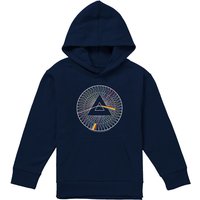 Pink Floyd Spokes Youth Kids Pull-Over Hoodie, Navy | Size: 7-8 Years