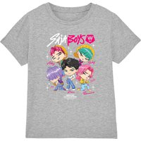 Kpop Demon Hunters Saja Chibi Poster Tee Athletic Heather