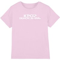 Kpop Demon Hunters Logo T Shirt Pink