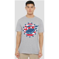 4Th July Headshot T Shirt Athletic Heather