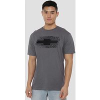 Chevrolet Bowtie Burnout T Shirt Charcoal