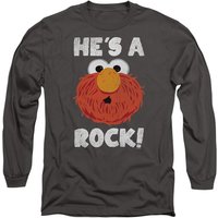 HeS Rock Long Sleeve T Shirt Charcoal