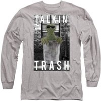 Talkin Trash Long Sleeve T Shirt Athletic Heather