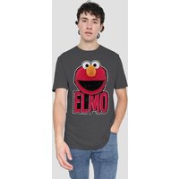 Elmo Smile T Shirt Charcoal