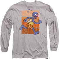 Run Run Grover Long Sleeve T Shirt Athletic Heather