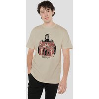 Robocop Vintage Tagline T Shirt Sand