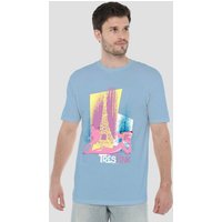 Mgm Pink Panther Tres Pink T Shirt Light Blue