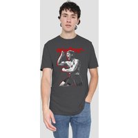 Bloodsport Loud Mouth T Shirt Charcoal
